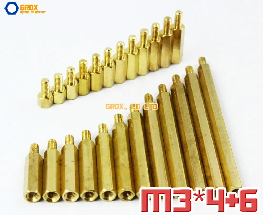 

Материнская плата M3 x 4 + 6 мм, шестигранная стойка, 200 шт.