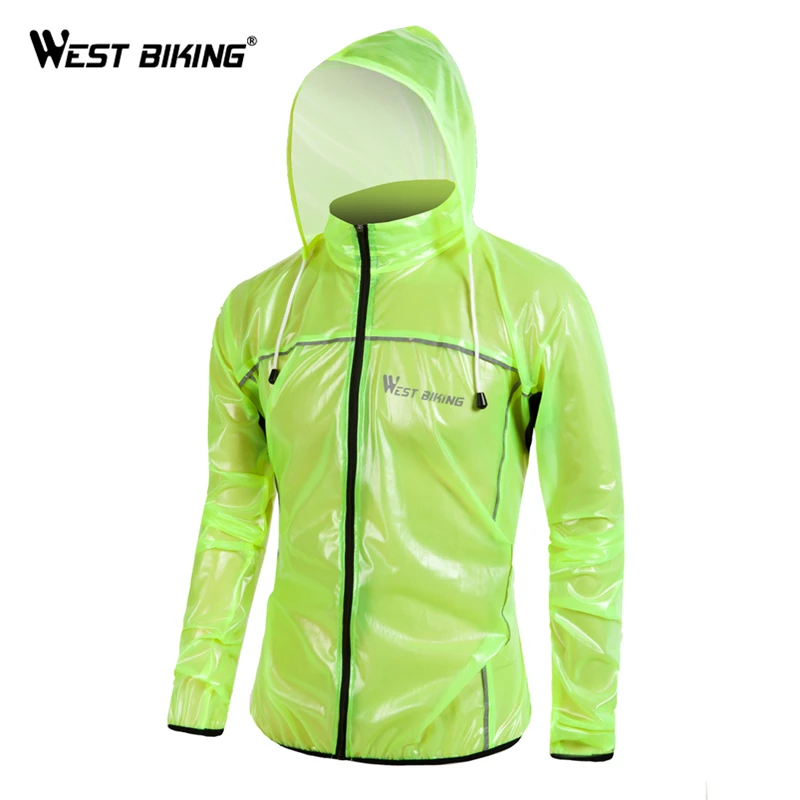 

WEST BIKING Raincoat MTB Cycling Jersey Jacket Waterproof Windproof TPU Raincoat Bike Bicycle Raincoat Cycling Clothes