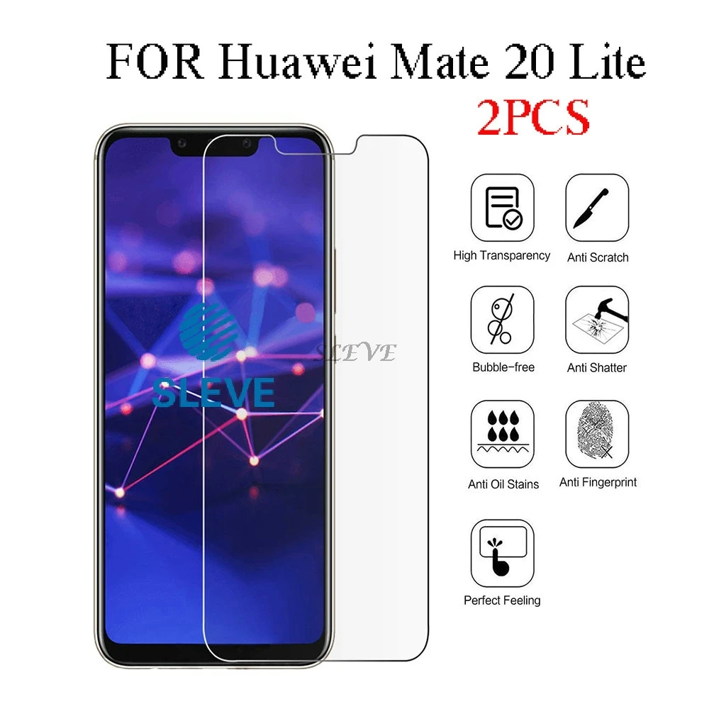 

2pcs Screen Protector Huawei Mate 20 Lite Tempered Glass Huawei Mate 20 Lite Mate 20Lite Mate20Lite SNE-AL00 Protective Glass
