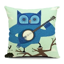 Специальная цена невидимые молнии белье подушки(не включая заполнение) для диван Сова 45*45 см