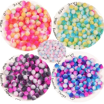 

Yangmei Ball Pearls Multicolour 12mm ABS Round Imitated Pearl Beads DIY Craft Accessories Beads Fit Handmade Jewelry Making
