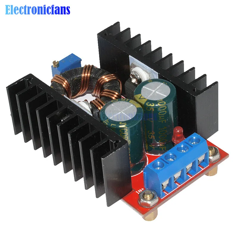 150 Вт DC-DC повышающий преобразователь Повышающий Модуль питания 10-32 В до 12-35 в 10 а плата для зарядки напряжения ноутбука для Arduino