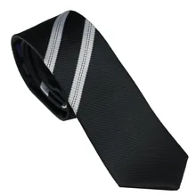 LAMMULIN Новинка мужские галстуки черный с серебром диагональные полосы тканый галстук, жаккардовый узкий галстук для повседневной корбата 6 см