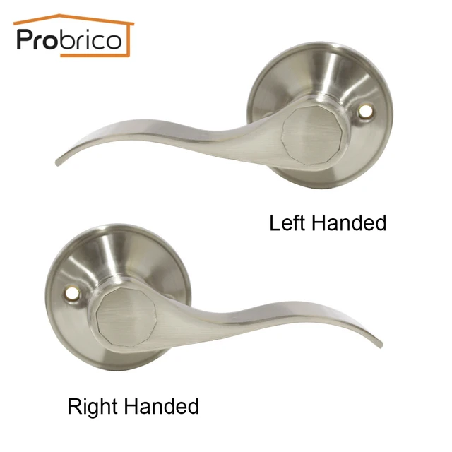 Probrico Stainless Steel Half Dummy Door For Interior Wave Probrico Stainless Steel Half Dummy Door For Interior Wave Satin Nickel Handle
