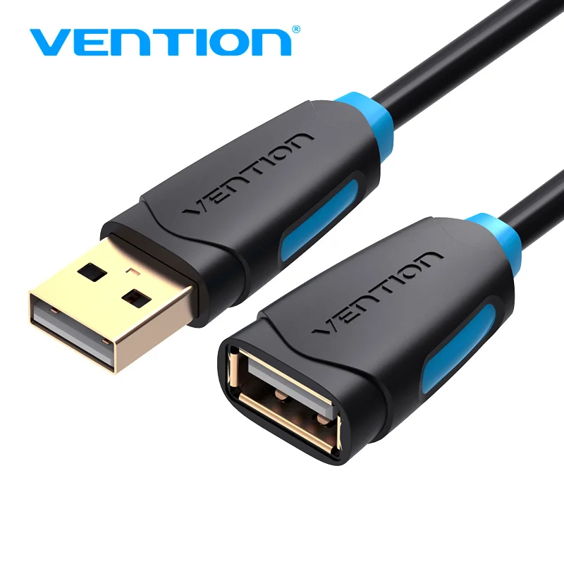 Vention USB2.0 Extension Cable Male to Female Super Speed USB Data Cable Extender For PC Keyboard Printer Mouse Computer Cable Vention USB2.0 Extension Cable Male to Female Super Speed USB Data Cable Extender For PC Keyboard Printer Mouse Computer Cable