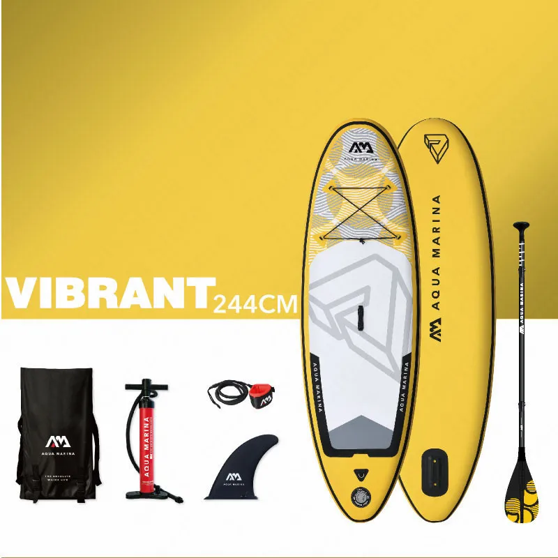 US $326.40 AQUA MARINA Vibrant SUP Kid Surf Board Inflatable Board Teenager SUP Stand Up Inflatable Paddle Board 2667510cm Sufring Board