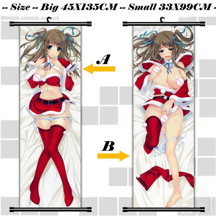 45x135cm Iizuki Tasuku Shimapan Christmas Sexy Cameltoe Cartoon Anime Art Wall Picture Mural Scroll Cloth Canvas Painting Poster Paintings Modigliani Poster Bannerpainting Gun Aliexpress