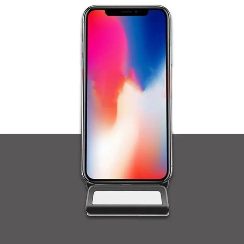 Для iPhone X Беспроводное зарядное устройство 10 Вт Быстрое беспроводное Подставка