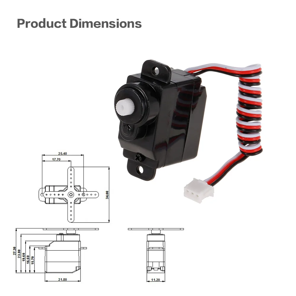 PZ-15339 7,5g Аналоговый сервопривод для WLtoys V950 RC вертолет запчасти аксессуары сервопривод для квадрокоптера двигателя