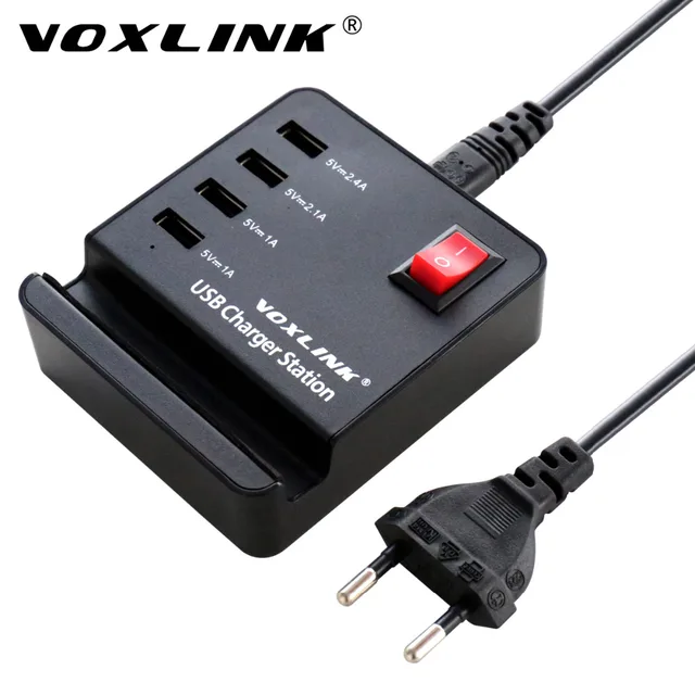 Best Offers VOXLINK Fast Charger 4 Ports USB Charger 32W Universal Travel Wall Charger Adapter for iPhone Samsung iPad Tablets Best Offers VOXLINK Fast Charger 4 Ports USB Charger 32W Universal Travel Wall Charger Adapter for iPhone Samsung iPad Tablets