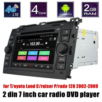 

Android 6.0 Car DVD Player 7'' 1024*600 Wifi GPS Radio for T/oyota Hilux VI/OS Old C/amry Pr/ado R/AV4 P/rado 2003-2008