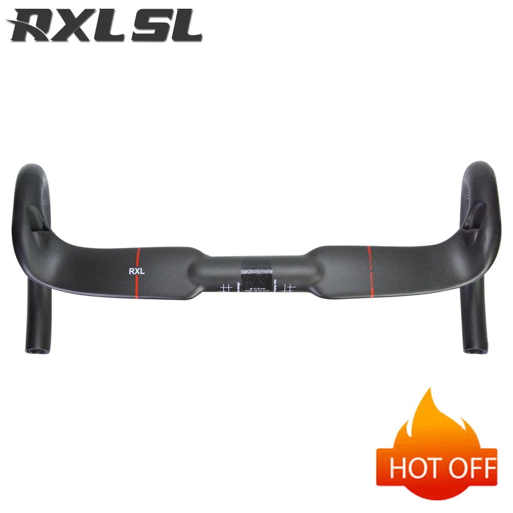 RXL SL руль для шоссейного велосипеда черный 400/420/440 углеродный UD матовый полностью