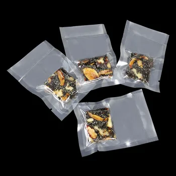 

10*15cm 100 Pcs/Lot Clear Open Top Vacuum Storage Bag For Freezed Food, Heat Seal Pack Bags For Tea Coffee Meat Plastic Bag