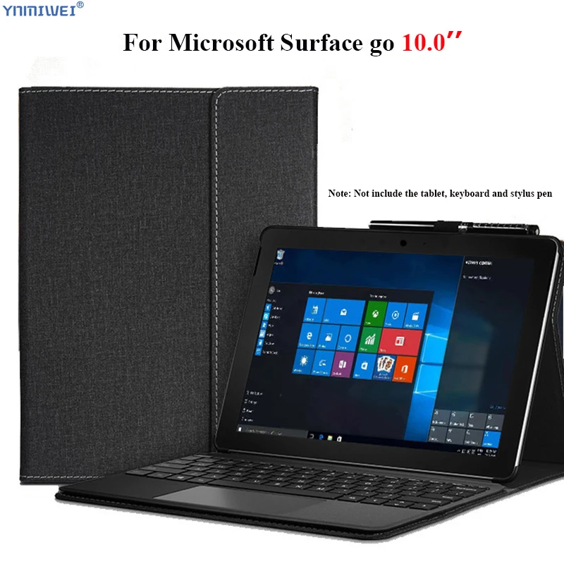 Для Microsoft Surface Go 10 ''противоударный чехол для планшета ноутбука ПУ кожа ПК