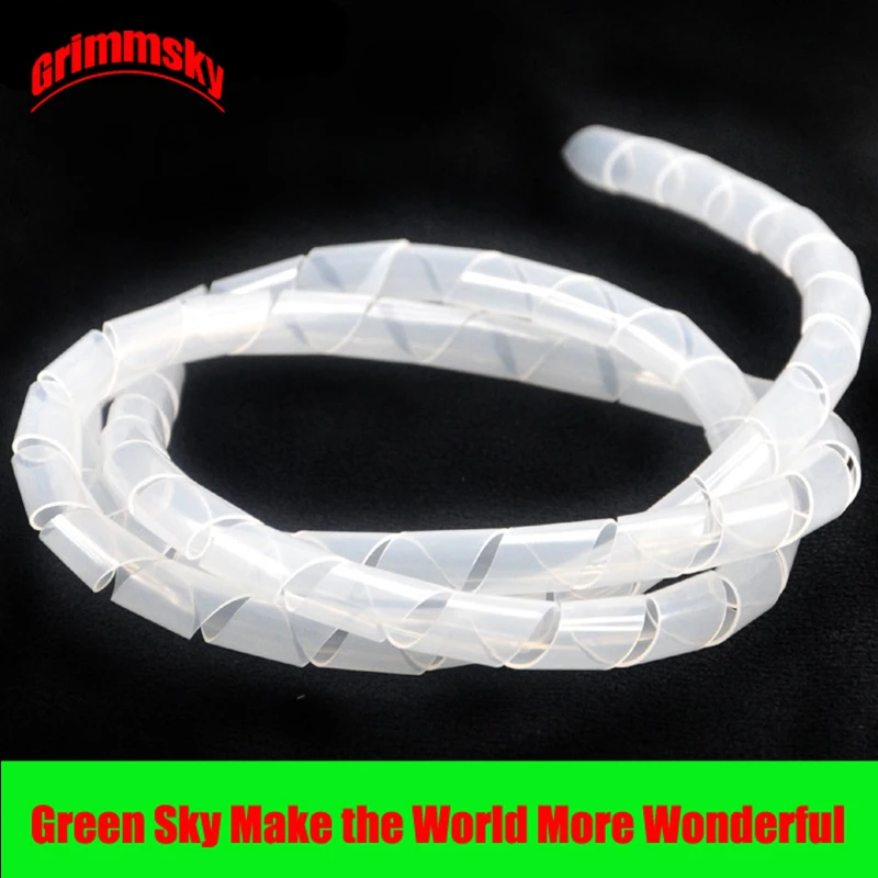 

4/6/8/10/12/14/16/18/20/25/30mm Spiral Wire Organizer Wrap Tube Flame Retardant Cable Sleeve Cable Spiral Wrap