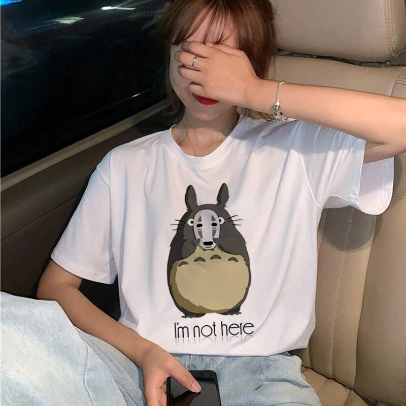 Новинка футболка Totoro женская в стиле каваи 90 х графическая Харадзюку Миядзаки