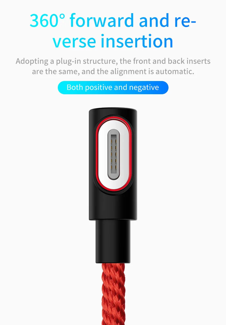 Магнитный usb-кабель 90 градусов 3A Micro USB зарядное устройство type C кабель для передачи данных для samsung huawei Xiaomi type-C магнитное зарядное устройство