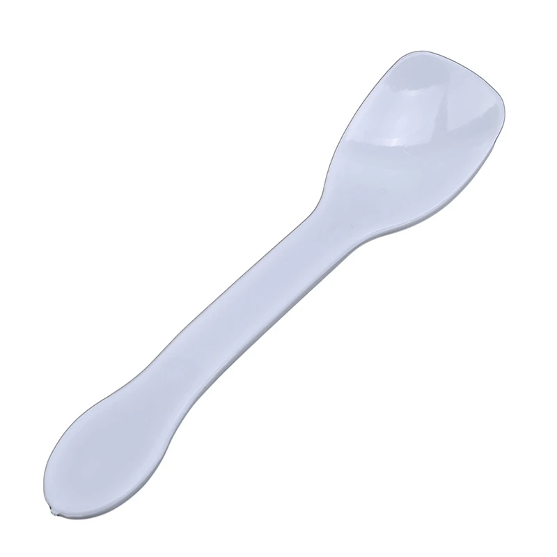 white 100 шт./компл. пластиковая одноразовая лопатка ложка новые ложки для чая и кофе в горшке Мороженое ложка для торта для детей десерт кухонные инструменты - Цвет: white