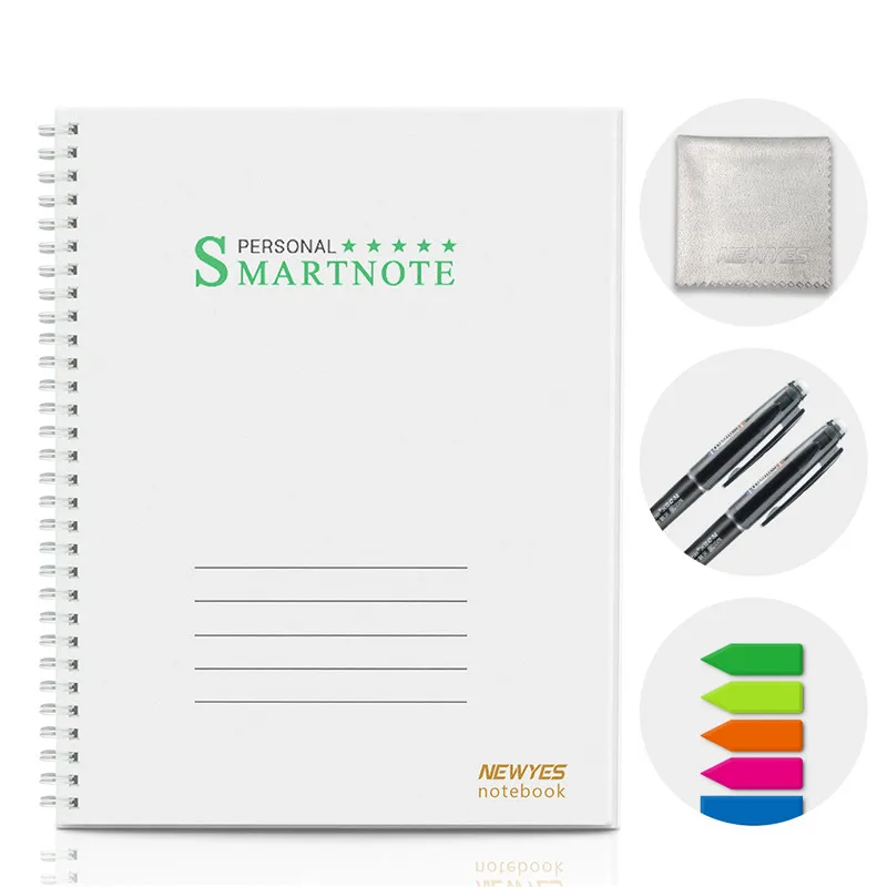 NEWYES умный многоразовый стираемый блокнот А4 блокнот дневник офисный школьный путешественник рисование подарок caderno inteligente - Цвет: A4 size white