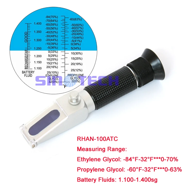 Стипе ручной антифриз хладагент рефрактометр RHAN-100ATC wtih F градусов
