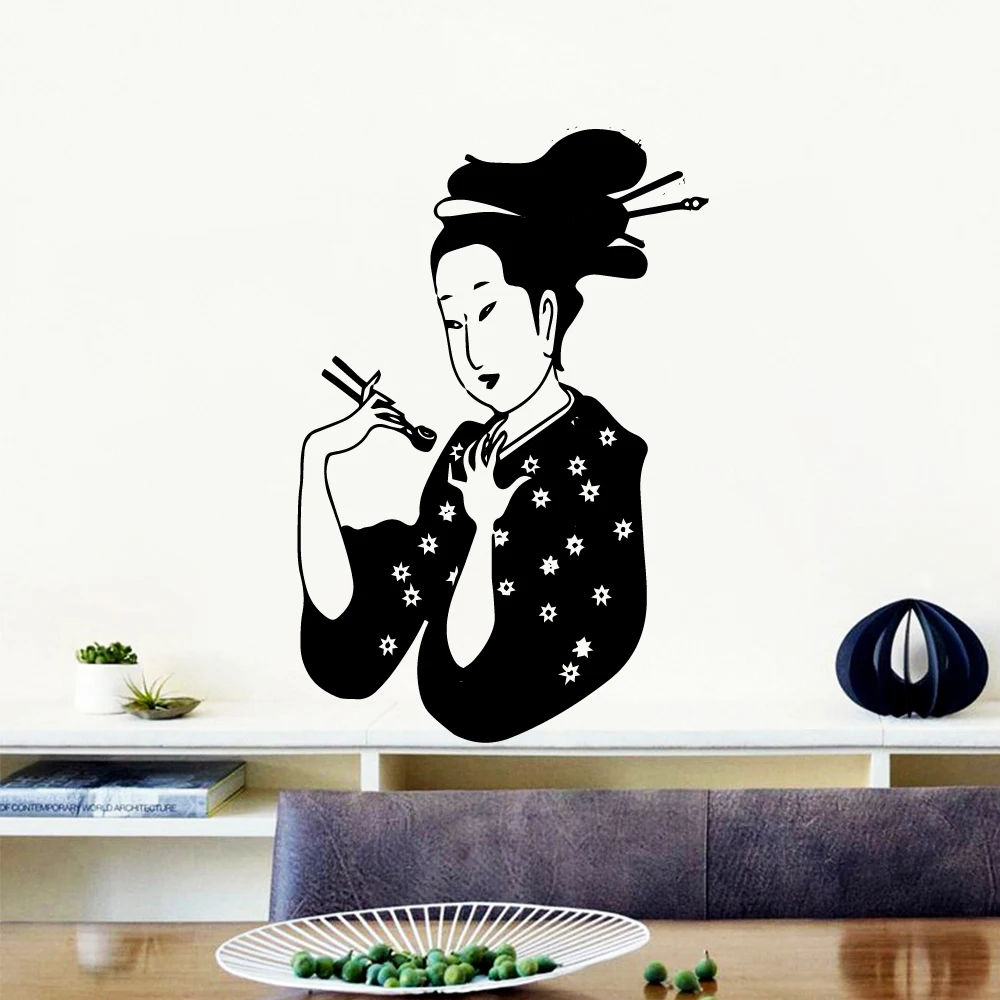 Family sushi Wall Sticker Home Decor Decoration vinyl Stickers Art Decals