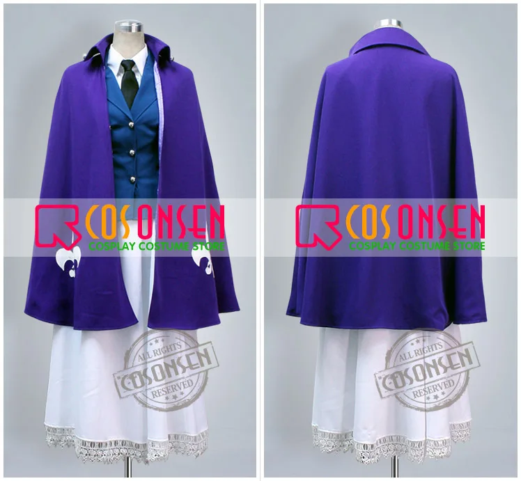 Косплей ONSEN Axis Powers Hetalia Nyotalia Франция косплей костюм полный комплект с плащом все