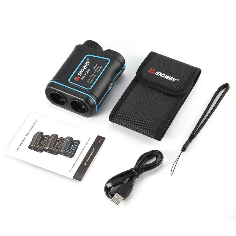 SW-600A/1000A/1500A Monocular Telescope 600m Laser Distance Meter Trena Laser Tape Range Finder Golf Hunting laser Range Finder