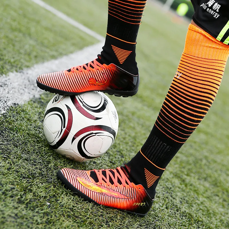 Мужские футбольные бутсы с бутсами новинка 2019|soccer shoes|men soccer shoessoccer shoes with ankle |
