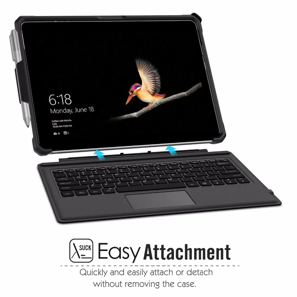 Capa Protetora Robusta Moko com Suporte de Caneta e Alça de Mão Capa para Microsoft Surface go 2023 Tudo-em-um - Imagem 6