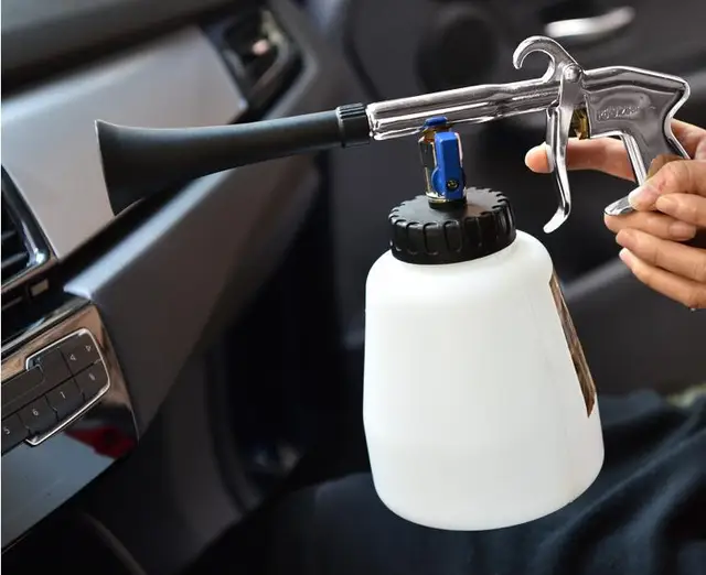 Car Interior Deep High Pressure Cleaning Gun Tornado Car Seat Ceiling Gap High Pressure Cleaning Gun Car Cleaning Tool