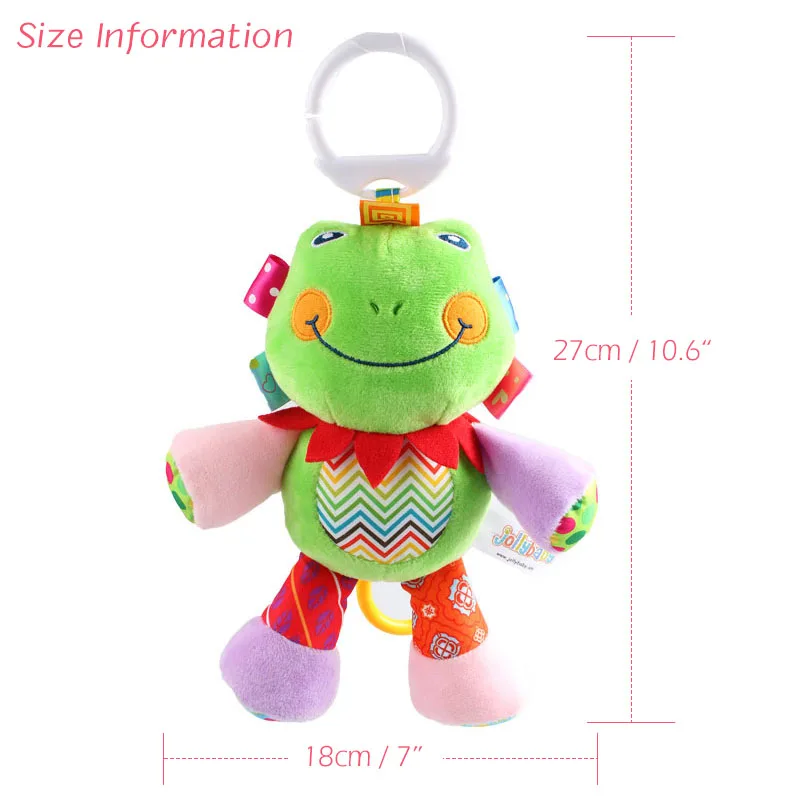 Brinquedos do Bebê Educativos para Recém-nascidos Meses Animal Chocalho Apaziguar Boneca Bonito Elefante Leão Sapo Cão Brinquedos Bebês Música Móvel 0-12 2 apaziguar boneca bonito elefante leão sapo cão