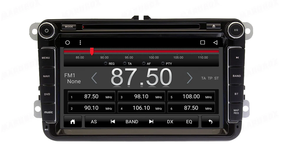 Perfect MARUBOX 2Din Android 7.1 For Volkswagen Polo 5 Passat B6 Golf Skoda VW Car Multimedia DVD Player GPS Intelligent System 8A801DT3 7