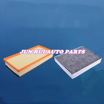 4個フロント/リアトランクテールゲートテールゲートブーツガススプリングがショックリフトstruts & 2 1pcsキャビンエアコンフィルターダストテスラ用モデル3