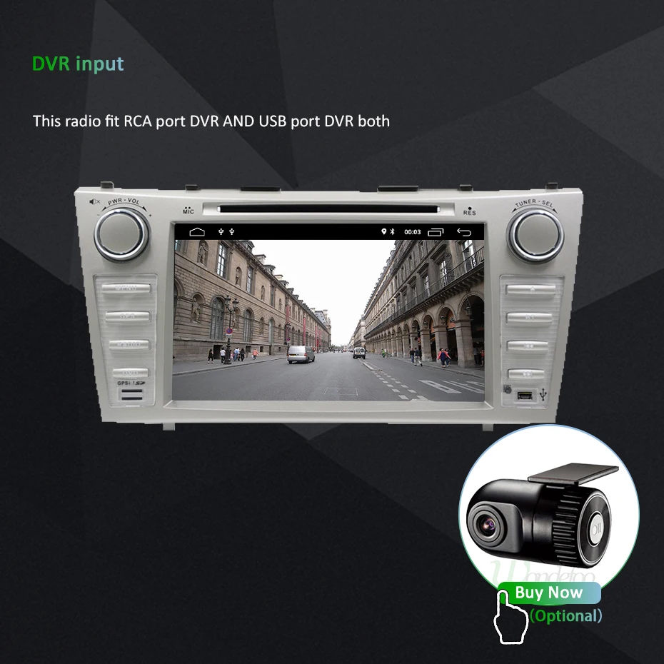 Sale DSP IPS Android 9.0 4G 64G AV Output 2 DIN DVD PLAYER For Toyota Camry 2007 2008 2009 2010 GPS Radio Stereo Navigation Screen PC 24