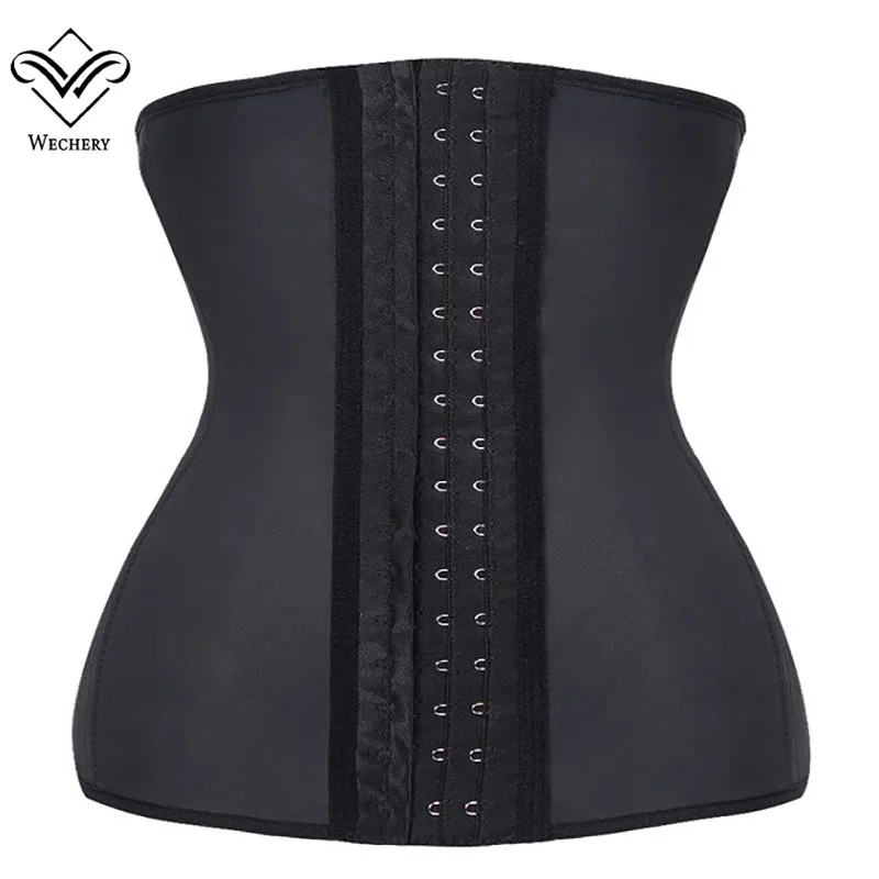 Wechery Waist Trainer Modeling Strap Latex Slimming Belt Waist Cincher