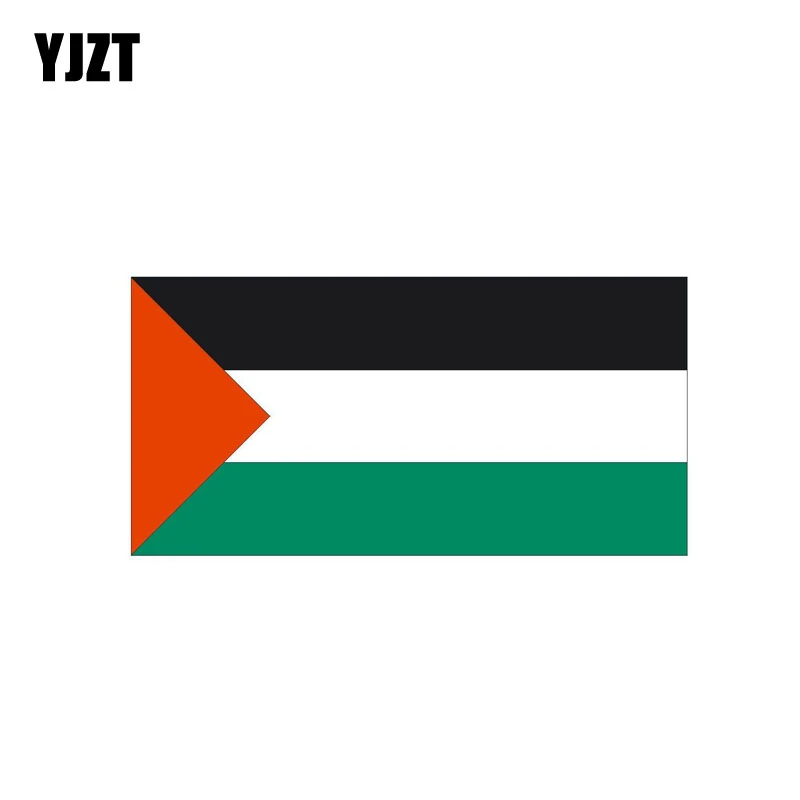 Palestine Country Flag Reflective Decal Bumper Sticker
