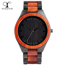 2017 Men’s Wooden Bamboo Creative Wrist Watch Analog Quartz Movment Natural Outdoor Steampunk Clock Gifts relogio masculino