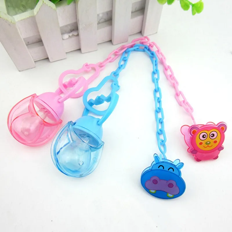 

2017 6Y New Cute Infant Silicone Pacifiers Clip Baby Pacifiers Nipples for Newborn toddler dummies baby pacifier holder