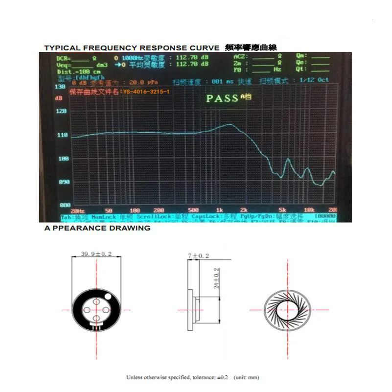 GHXAMP 40 мм беспроводные наушники Динамик драйвер Неодимовый 112дб HIFI гарнитура Рог полный спектр динамик s 2 шт