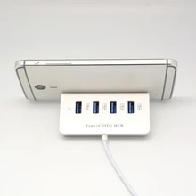 Usb-концентратор Тип-C концентратор многофункциональный мобильный телефон кронштейн из алюминиевого сплава держатель 4-Порты и разъёмы USB 2,0 расширитель USB быстрой зарядки удобно