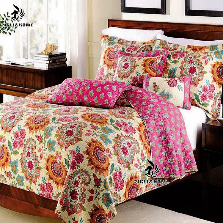 abbiemao Cotton quilt three sets of washing printing qulited handmade