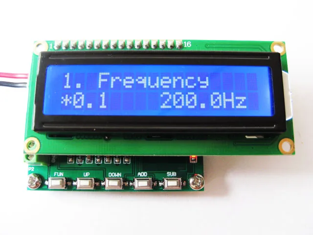

The phase of the new phase sinusoidal signal generator is adjustable 0~360 degrees 0.1 to 2000 Hz