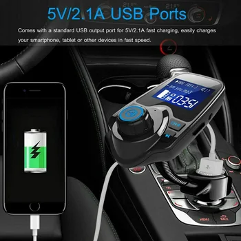 

New Car Kit Wireless Bluetooth FM Transmitter USB Charger MP3 Player Radio Adapter Car Styling Auto Universal
