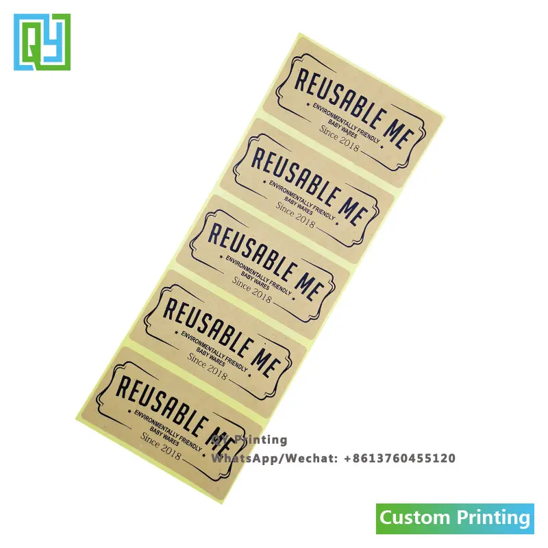 1000pcs 40x80mm 무료 배송 크래프트 종이 스티커 특별 한 선택 고품질 포장 인감 레이블