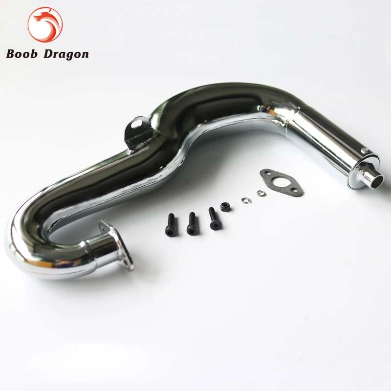 

RC chrome Monster Exhaust pipe fits FG,SMT Monster Truck