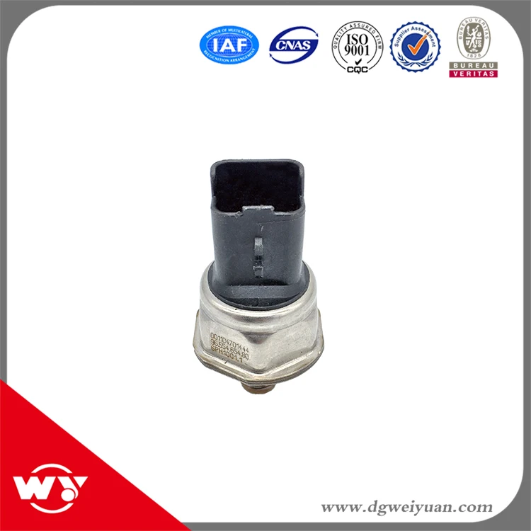5pcs/lot Genuine Fuel Rail Pressure Sensor 9655465480 6PH1001.1 suit for Citroen Jumpy Peugeot Partner Tepee 1.6 Hdi JTD