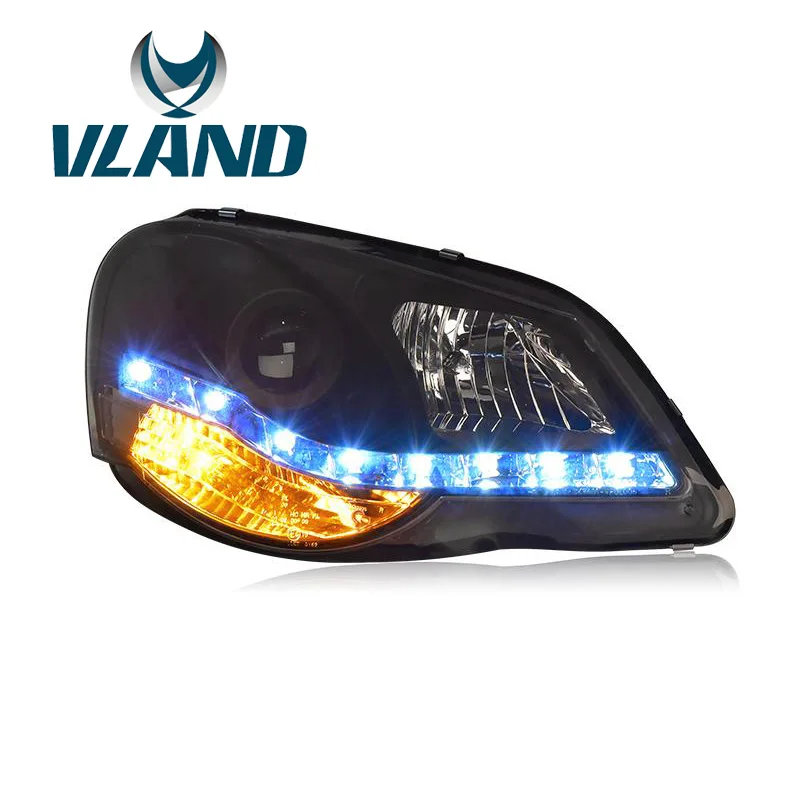 Автомобильная лампа VLAND для POLO 2005 2006 2007 2008 2009 2010 2011 светодиодная H7 биксеноновый