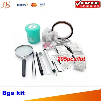 

295pcs Directly Heated BGA Stencil Reballing Full Kit For Smartphone + Laptop + Desktop + RAM + XBOX/PS3/WII/PSP GPU CPU