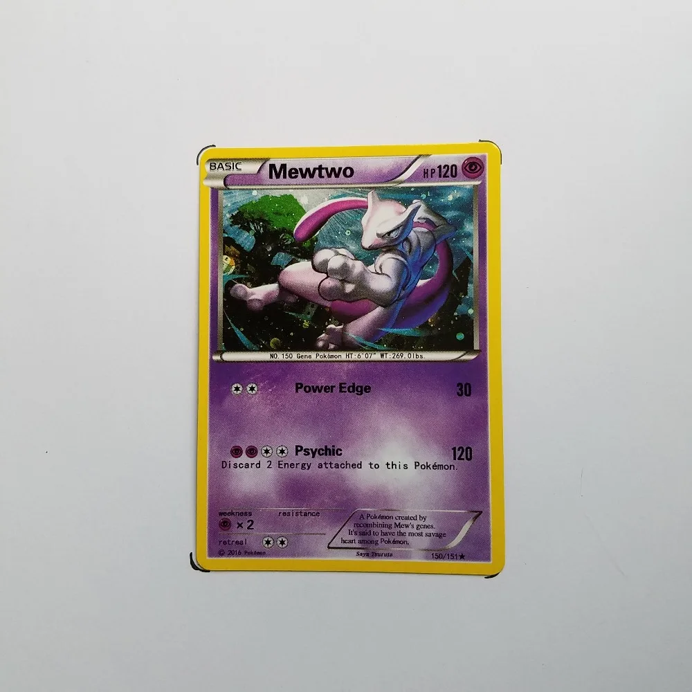 

Pokemon Card Single Sale A90005 Mewtwo Poison Type Basic Ordinary Card Play Anime Toys Cards Game Trading Collection