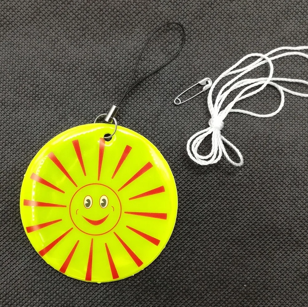 Светоотражающий брелок Smile Sun брелки с высокой видимостью для безопасного